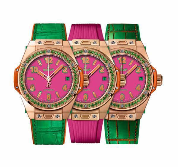 ウブロから女性用ウォッチ「ビッグ・バン 」ポップアートが着想源 - 付け替え可能なストラップ付属