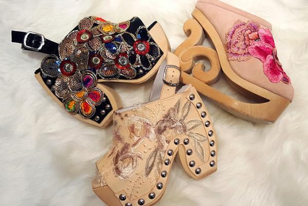 ジェフリーキャンベルの新作サンダル&サボ - 刺繍、レース、スパンコールで施された花が足元を彩る