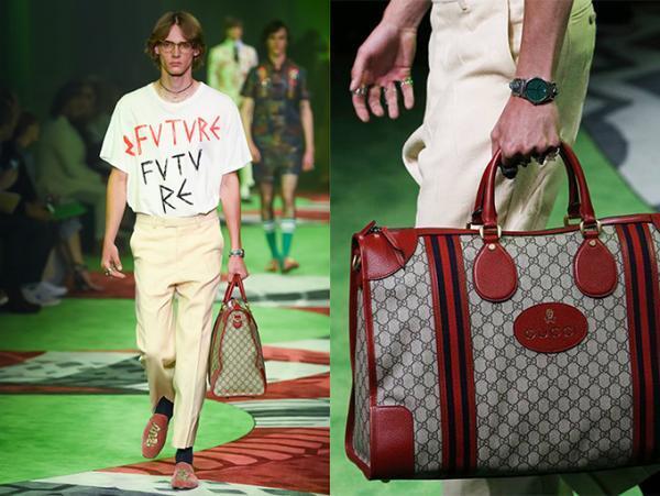 グッチ、2017年春夏メンズコレクションのランウェイで新作ウォッチを発表