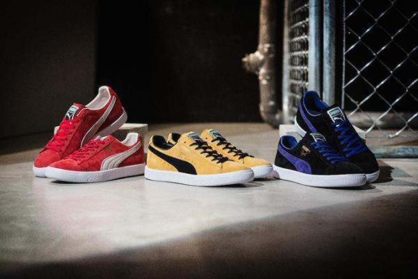 プーマのアイコンシューズ「プーマ クライド」復活 - 原色スウェードのタイムレスなデザイン