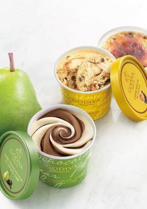 ゴディバのカップアイスに「ダークチョコレート 洋梨」＆「クレームブリュレ」2つの新フレーバー