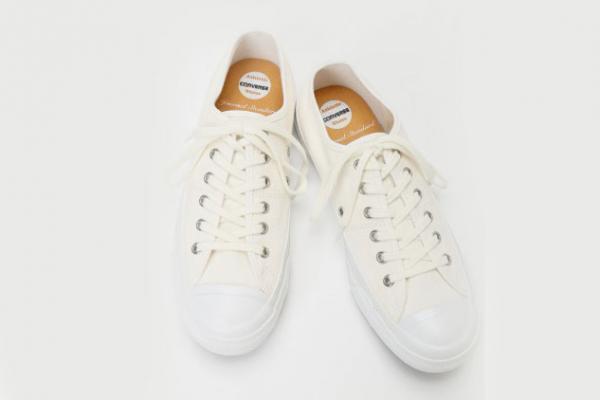 コンバース×ジャーナル スタンダード、テニスシューズ「ネットスター」‟オールホワイト”になって復刻
