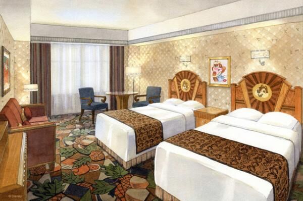 ディズニーアンバサダーホテルに「チップとデール」＆「スティッチ」の客室、17年2月より宿泊可能