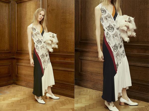 ステラ マッカートニー 16年秋コレクションの新作“ネコ”アイテム - コートやパンツに総柄キャット