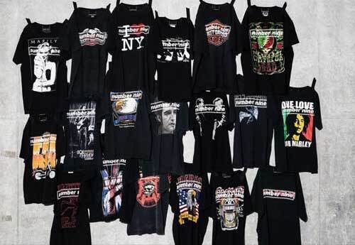 ナンバーナイン×ナノ・ユニバース、1点モノのヴィンテージリメイクTシャツを発売