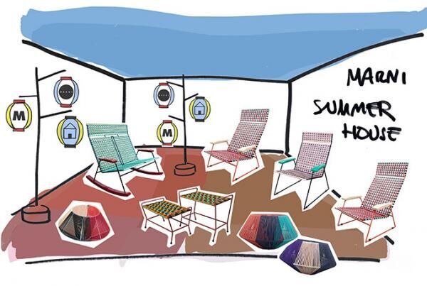 「マルニサマーハウス」阪急うめだで開催 - マルニのホームコレクションを紹介する期間限定ショップ