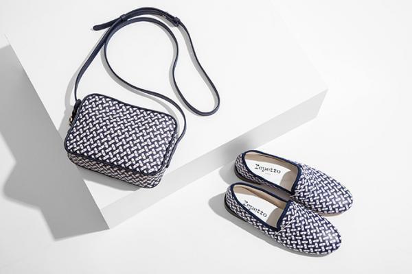 レペット×トワル・ド・ジュイ、ローファーやバッグが発売 - 美術館アーカイブのテキスタイルから着想