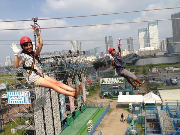 巨大遊具のテーマパーク『あみゅ博』東京・豊洲で開催 - ロングスライダーやウォールクライマーなど