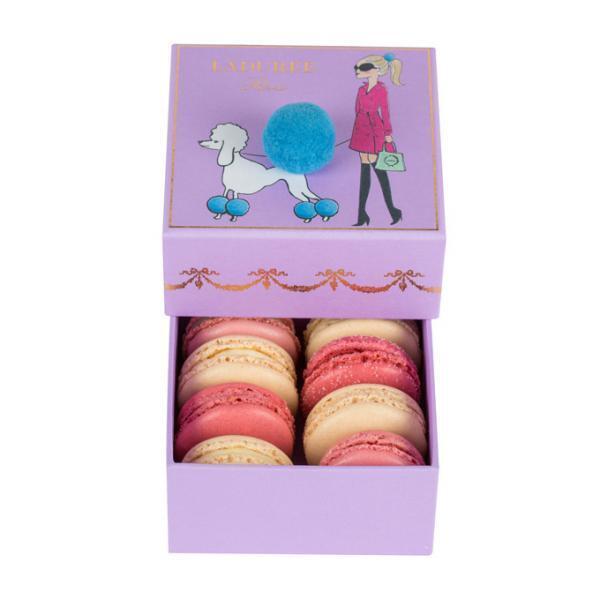 ラデュレ初秋のコレクション - ポンポン付きボックス&トンカ豆マカロン、秋の味覚スイーツも