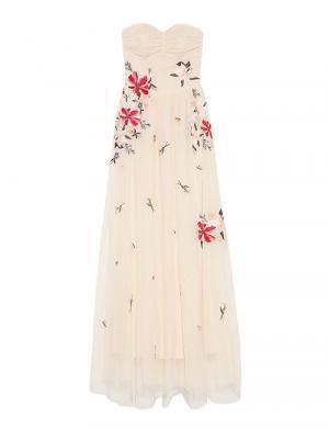 リリーブラウン、5周年限定「ブルーミング リリー ドレス」ヴィンテージ風フラワー刺繍をたっぷりと