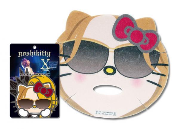 YOSHIKI×ハローキティ「ヨシキティ なりきりフェイスパック」発売 - ラベンダーとバラの香り