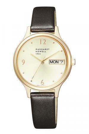 マーガレット・ハウエル アイデアの時計「デイデイト」日付＆曜日を表示、コードバンストラップの限定版も