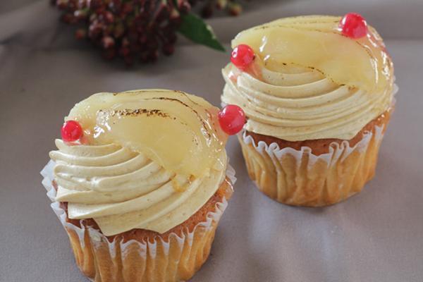 ロンドン発「ローラズ・カップケーキ」栗、りんご、洋ナシを使った秋の新作