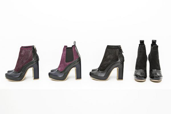 sacaiがピエール アルディとコラボ、アウトドアの要素を取り入れたアンクルブーツ発売