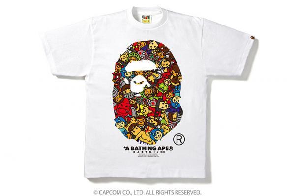 ア ベイシング エイプとカプコンのコラボTシャツ - ロックマンや魔界村など全6作品をモチーフに