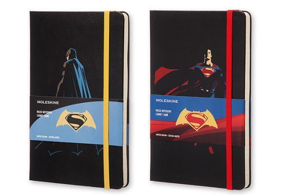 モレスキンから映画『バットマン vsスーパーマン ジャスティスの誕生』仕様の限定ノートブック