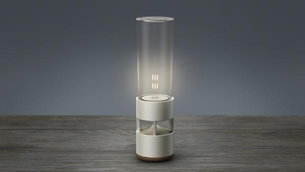 「グラスサウンドスピーカー」で奏でる透き通るような音色 - ワイヤレスで気軽に持ち運びも可能