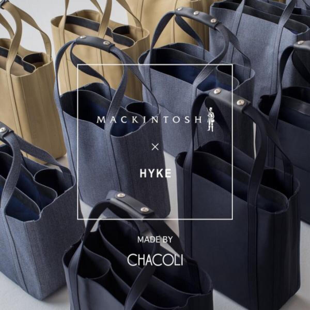 マッキントッシュ×ハイクから、チャコリのトートバッグが阪急メンズ 