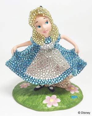 ディズニー×伝統工芸、阪急うめだ本店で開催  - ミッキーの切子グラスやアリスの有田焼食器など