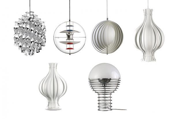 デンマーク発インテリア「ボーコンセプト」のランプ、満月のようなフォルム