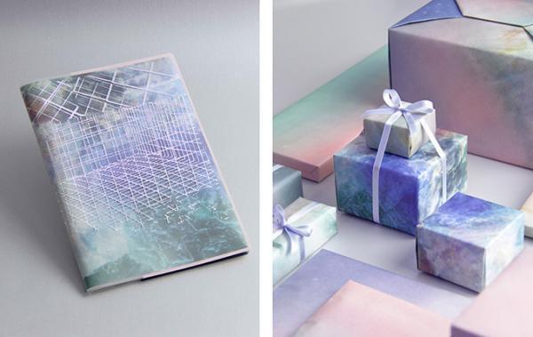 テキスタイルレーベル「YUKI FUJISAWA」箔押しグラデーションで仕上げた限定ダイアリー