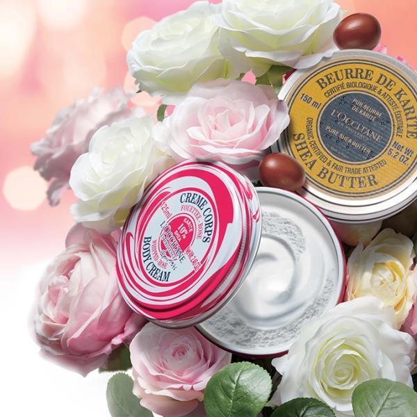 ロクシタンの「ホイップシア ローズ」限定発売、ホイップクリーム質感のボディ＆ハンドクリーム