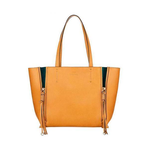 クロエ、17年春の新作トートバッグ「マイロ」ハーフジップにレザータッセル付き