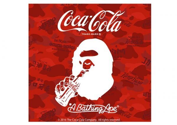 コカ・コーラ×ベイプ カプセルコレクション - 世界中のロゴが新しいカモフラージュ柄になって登場