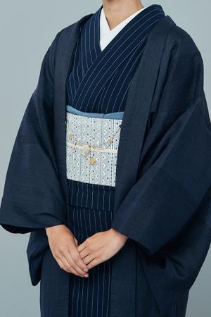 ザ・ヤード 16年秋冬の新作 - 葡萄柄を藍色で、季節の景色に馴染むきものを日常で