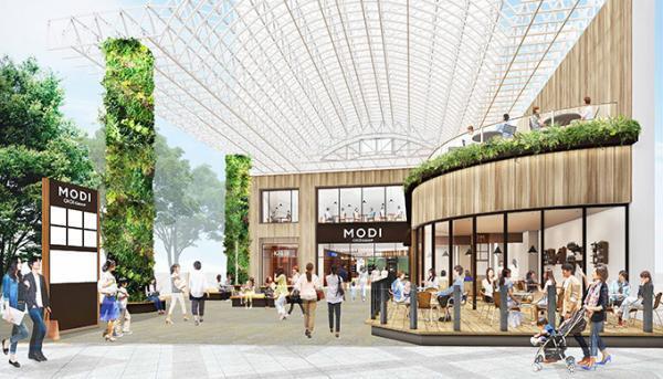 新施設「柏モディ」千葉県柏市にオープン - ブリジェラ、ゴンチャ、コメダ珈琲店が出店