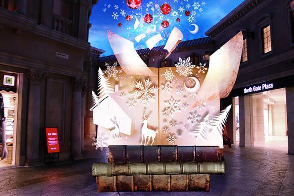 お台場ヴィーナスフォート×ネイキッド、氷の世界を表現したプロジェクションマッピング&ショー