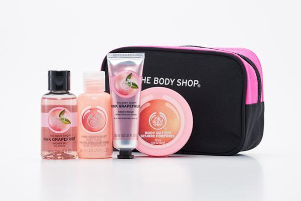 ザ・ボディショップの「ラッキーポーチ」、ハチミツとピンクグレープフルーツが香る4アイテム