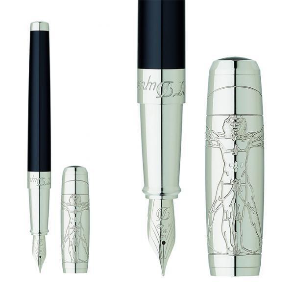 ダ・ヴィンチ“ウィトルウィウス的人体図”ライターや万年筆、エス・テー・デュポンより登場