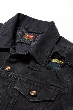 ディーゼル青山店から岡山デニムの限定ジャケット＆パンツ - ダメージとリペアで80'sグランジを表現