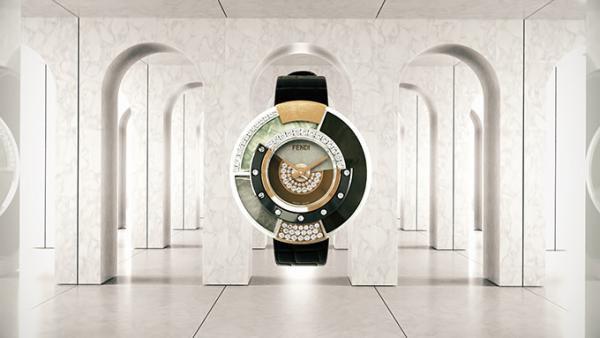 フェンディ新作ハイジュエリーウォッチ「ポリクロミア」折り重なるダイヤやラピスラズリのリュクスな輝き
