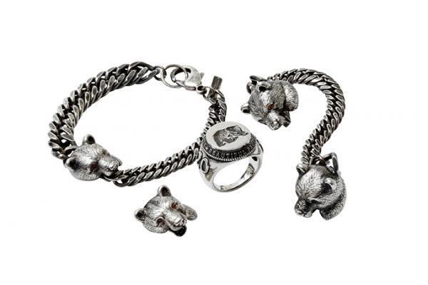 ビューティフルピープルの新作シルバーアクセサリー、「熊」をモチーフにしたリングやピアス