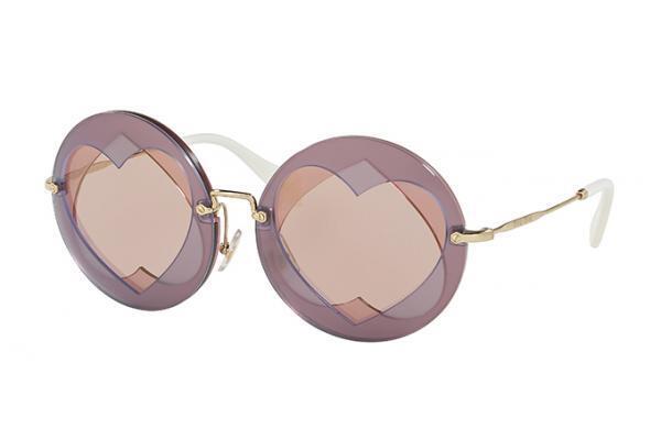 ミュウミュウの新作アイウェア、ハートや波をモチーフに