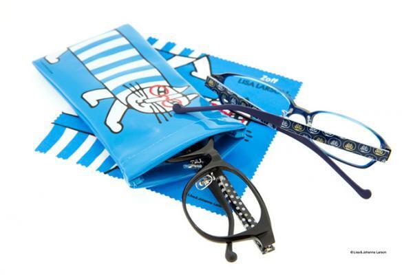 Zoff×リサ・ラーソンのコラボ眼鏡 - マイキーやはりねずみをテンプル部分にデザイン