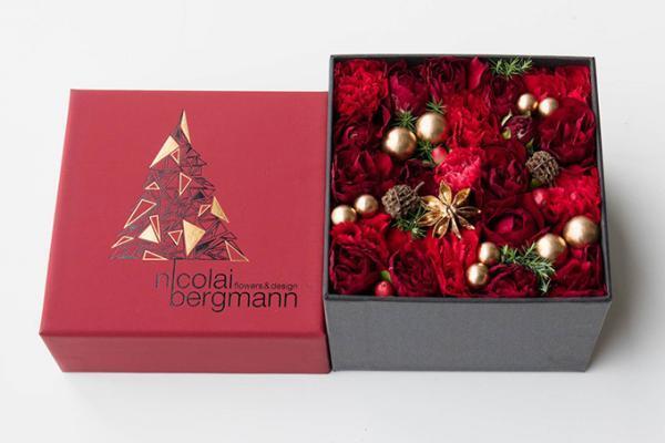 ニコライ バーグマンからクリスマス限定フラワーボックスアレンジメント