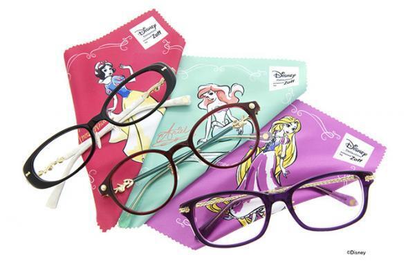 ゾフからディズニープリンセス7人をモチーフにしたアイウェア発売 - ラプンツェルやベル、アリエルたち