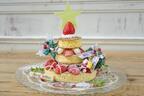 カフェ アクイーユの「ストロベリーツリーパンケーキ」クリスマスシーズン限定で発売