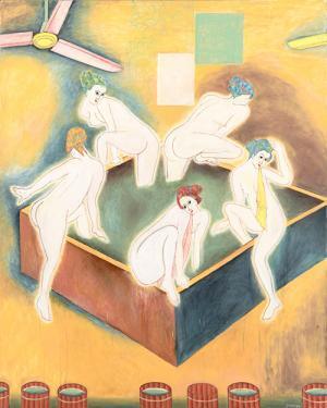 「ようこそ！ 横尾温泉郷」神戸で開催 - 美術館が温泉地に！絵画や版画でめぐる旅、最後は温泉卓球も