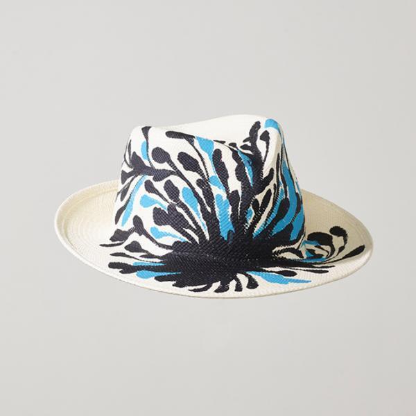 ミサハラダ ロンドンからハンドペイントを施したパナマハット、Keeda Oikawaとコラボ