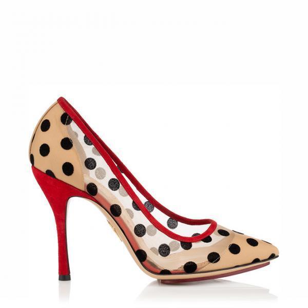 シャーロット オリンピア17年新作コレクション、伊勢丹新宿で先行発売 -ポルカドット＆花をモチーフに