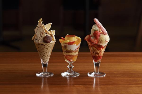 グラッシェル表参道店から3種類の新作パフェ -  モンブランやいちごタルトをイメージ