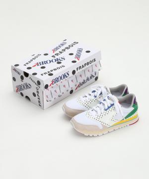 フラボア×ブルックスのコラボスニーカー - ドットやカラフルパーツでポップな1足に