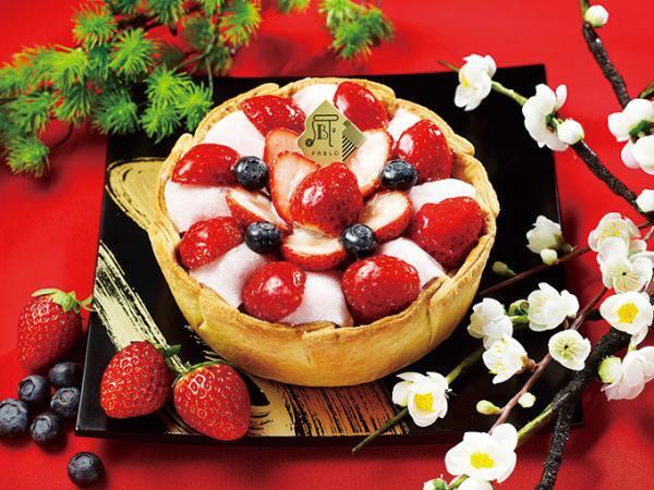 パブロから季節限定「いちご大福チーズタルト」つぶあん×いちごの和風な味わい