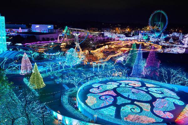 よみうりランド「ジュエルミネーション」首都圏最大550万球、“宝石イルミ”を東京の夜景と共に