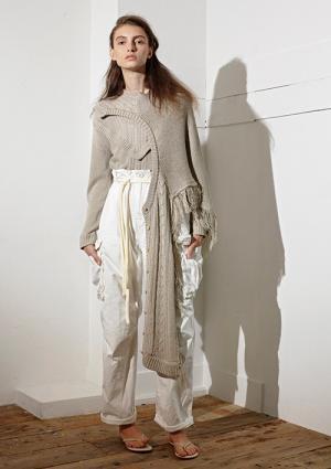 モトヒロ タンジ 2017年春夏コレクション - ニットから覗く肌、香り立つ色気