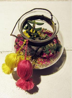 ミュベール、バレンタイン向け寄せ植えワークショップ - イラストレーター佐瀬麻友子とのコラボ企画も